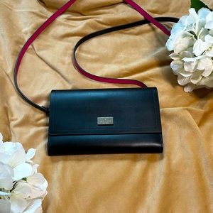 Kate spade crossbody black pink purse ♠️